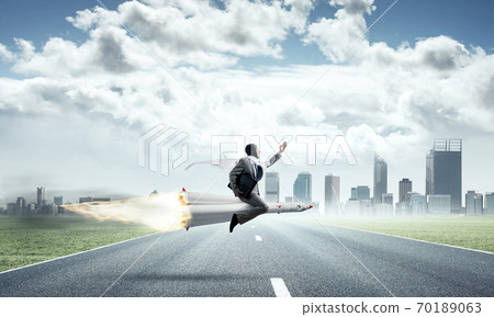 Business success and targets achievement concept. 70189063