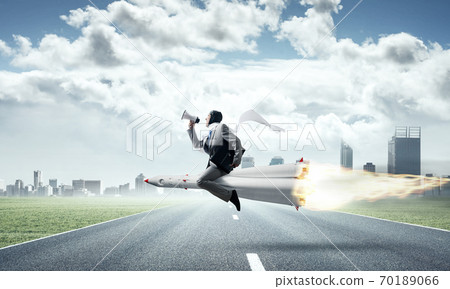Business success and targets achievement concept. Business success and targets achievement concept. 70189066