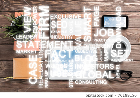 Modern workplace concept. Modern workplace concept. 70189156