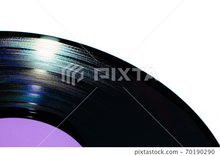 33 rpm vinyl record on white backgrounds 70190290
