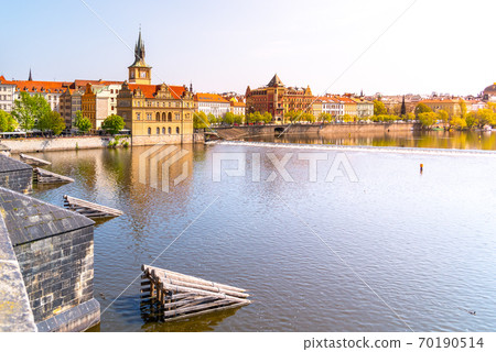 Vltava River and Smetana Embankment 70190514