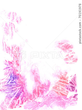 Cute pink hand painted isolated watercolor... - Stock Illustration  [70191978] - PIXTA