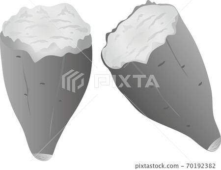 Autumn sweet potato roasted sweet potato black and white illustration material Autumn sweet potato roasted sweet potato black and white illustration material 70192382
