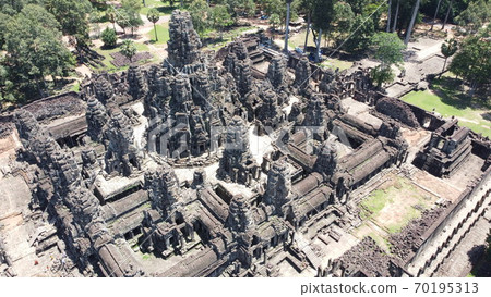 [World Heritage] Bayon Temple in Angkor Thom, Angkor Archaeological Sites in Siem Reap 70195313