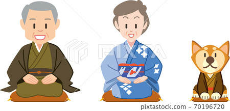 New Year greetings with a couple New Year greetings with a couple 70196720