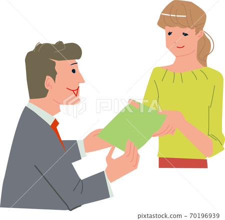 Business office graceful illustration 70196939