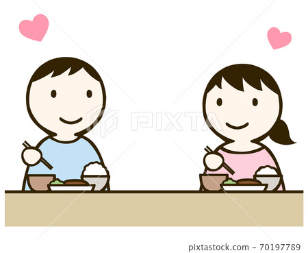 Men and women who eat Men and women who eat 70197789