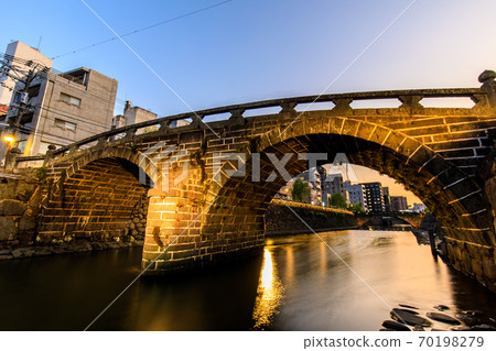 Meganebashi / Nakashima River Illumination [Nagasaki City] 70198279