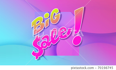 Big sale banner background 70198745