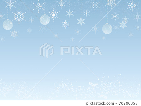 Christmas snowflake illustration background decoration material Christmas snowflake illustration background decoration material 70200355