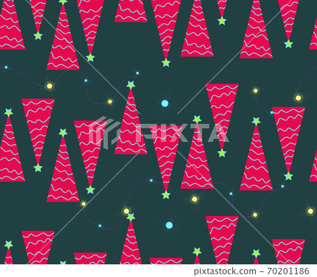 Christmas seamless pattern. Vector background - Stock Illustration ...