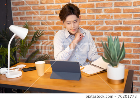 telework video meeting at home telework video meeting at home 70201778