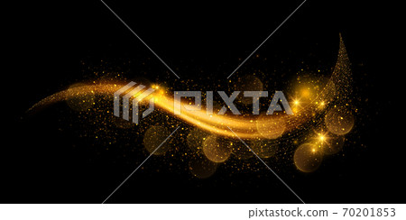 vector, light, golden 70201853