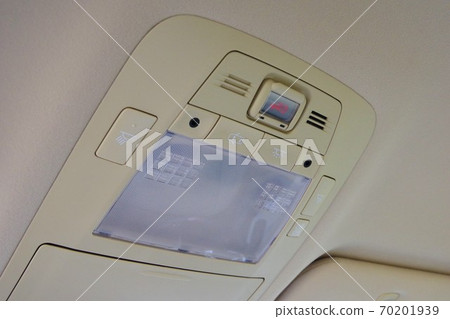 Emergency button on the ceiling inside the car Emergency button on the ceiling inside the car 70201939