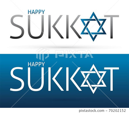 Sukkot text design, Feast of tabernacle sign cartoon graphic vector Sukkot text design, Feast of tabernacle sign cartoon graphic vector 70202152