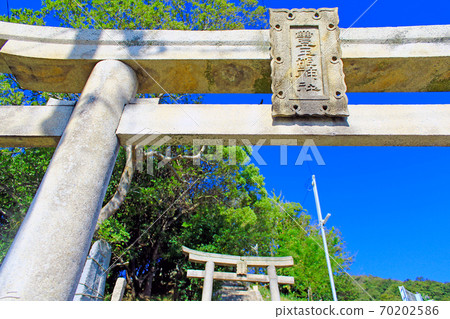 [香川]乙羽乙子和豐田姬神社的藍天 70202586