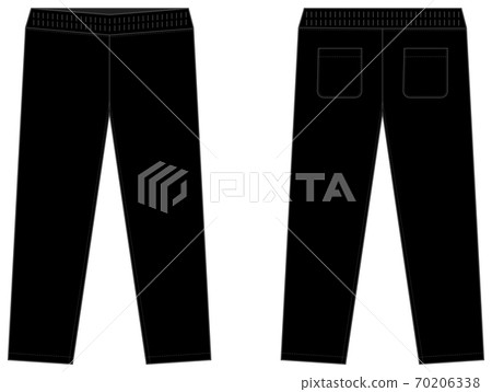 長褲球衣運動服訓練褲模板插圖/黑色 70206338