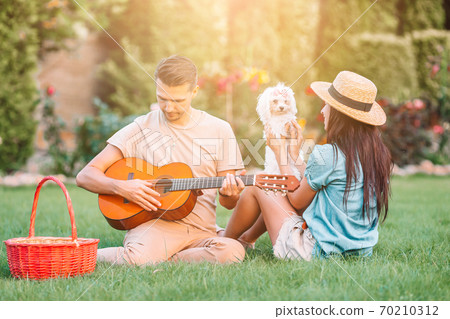 Young couple tourist enjoying on summer vacation Young couple tourist enjoying on summer vacation 70210312