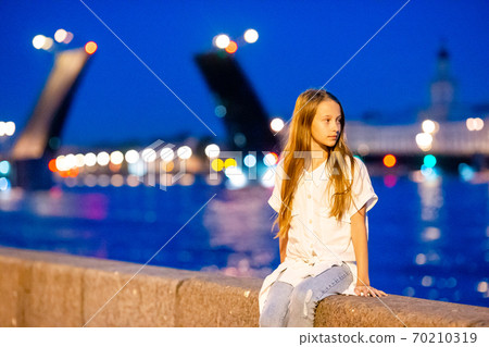 Famous of opening of Palace drawbridge in Russia 70210319