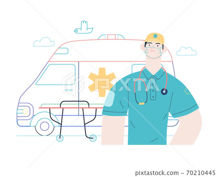 Medical insurance template - ambulance transport and emergency evacuation 70210445