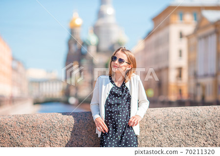 Cute girl in Sankt Petersburg in Russia Cute girl in Sankt Petersburg in Russia 70211320