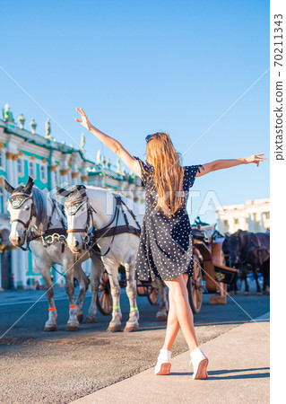 Cute girl in Sankt Petersburg in Russia Cute girl in Sankt Petersburg in Russia 70211343