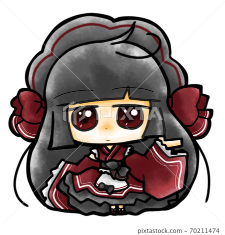 Cute red Japanese loli Harajuku maid Cute red Japanese loli Harajuku maid 70211474