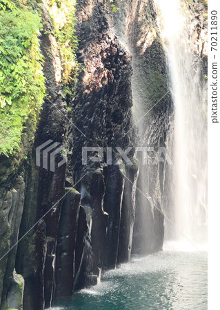 高千穗峽，一個神話般的村莊。日本宮崎十月下旬。 70211890