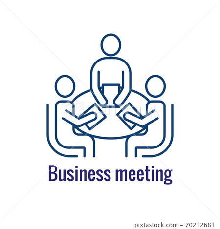 Companies merging together, one buying out the other - icons Companies merging together, one buying out the other - icons 70212681