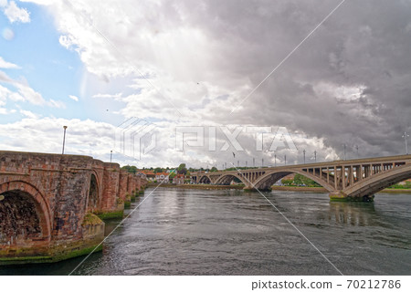 The Royal Tweed Bridge in Berwick Upon Tweed The Royal Tweed Bridge in Berwick Upon Tweed 70212786