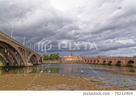 The Royal Tweed Bridge in Berwick Upon Tweed 70212804