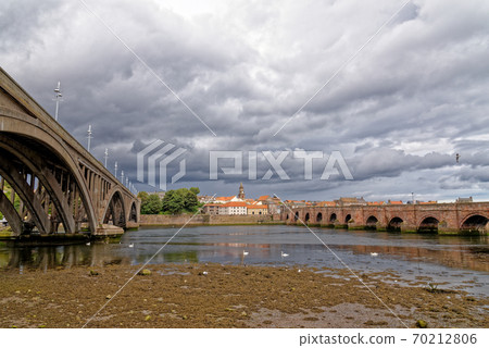 The Royal Tweed Bridge in Berwick Upon Tweed 70212806