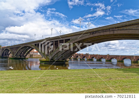 The Royal Tweed Bridge in Berwick Upon Tweed The Royal Tweed Bridge in Berwick Upon Tweed 70212811