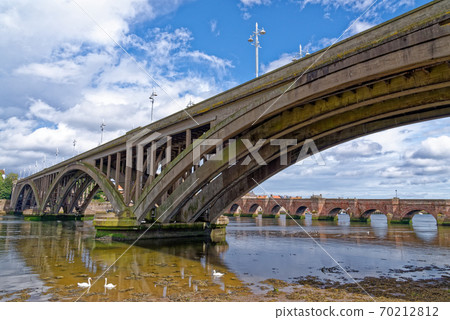 The Royal Tweed Bridge in Berwick Upon Tweed 70212812