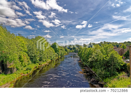 The River Tees near Barnard Castle, Teesdale - England The River Tees near Barnard Castle, Teesdale - England 70212866