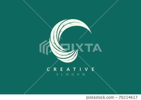 Vector design leaf various abstract shape.... - Stock Illustration ...