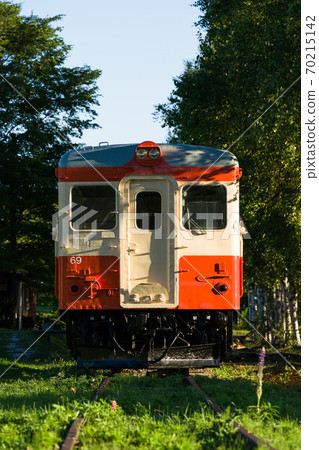 道路站相生相生鐵路公園基哈22-69基亞22型氣動車輛保存在北見相生站的所在地 70215142