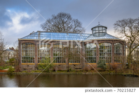Historic greenhouse hortus botanicus Amsterdam 70215827