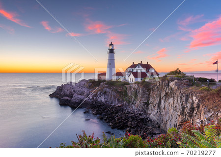 Portland, Maine, USA at Portland Head Light Portland, Maine, USA at Portland Head Light 70219277