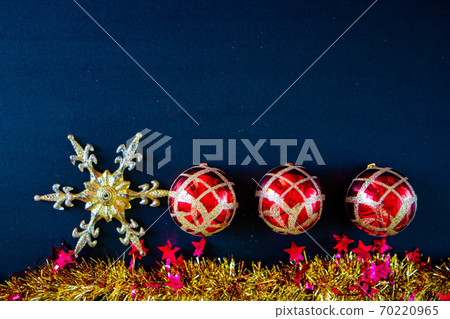 Christmas Decoration Over Wooden Background. Decorations over Wood Christmas Decoration Over Wooden Background. Decorations over Wood 70220965