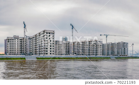 construction work site and high rise building 70221193