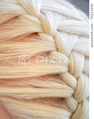 Braid on a mannequin close up Braid on a mannequin close up 70221440