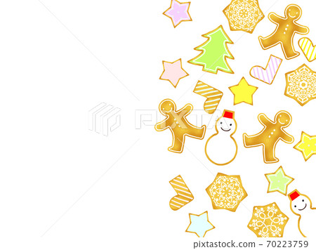 聖誕餅乾圖背景 70223759