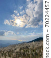 View of Yuasa Bay from the raw stone plateau in autumn 70224457
