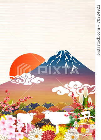 日本新年卡生肖背景 日本新年卡生肖背景 70224922