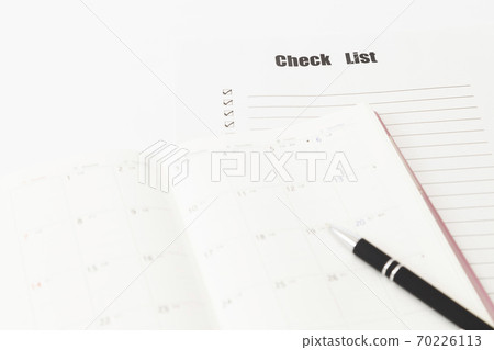 Checklist and schedule book Checklist and schedule book 70226113