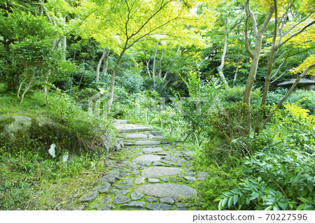 根津美術館日本庭園鵝卵石路 70227596