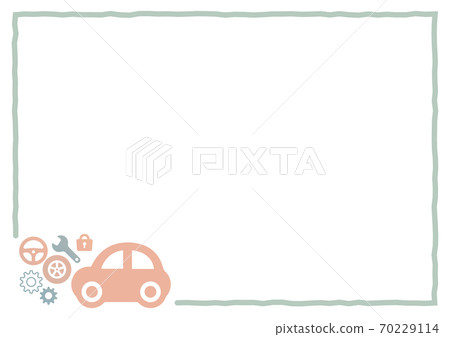 汽車生活的圖像框架汽車維修A4側 汽車生活的圖像框架汽車維修A4側 70229114