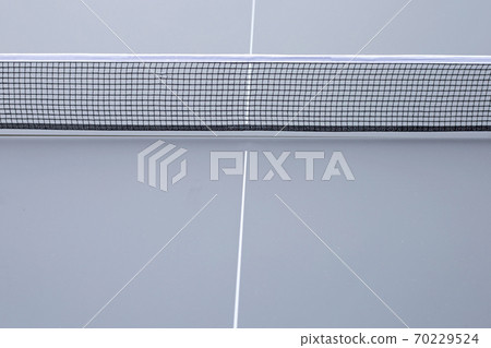 Net of table tennis ping pong on grey background 70229524
