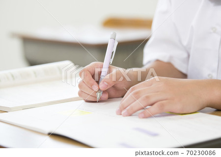 Hand parts, junior high school students, high school students, classes, girls Hand parts, junior high school students, high school students, classes, girls 70230086